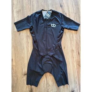 Bicycle Booth Black Tri-Suit Cycling Gear Size XS NWT